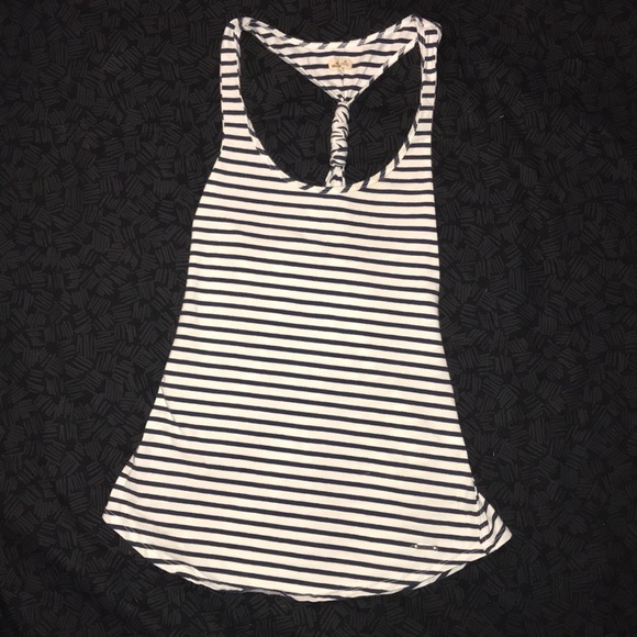 Striped Racerback Tank Top - Picture 1 of 7